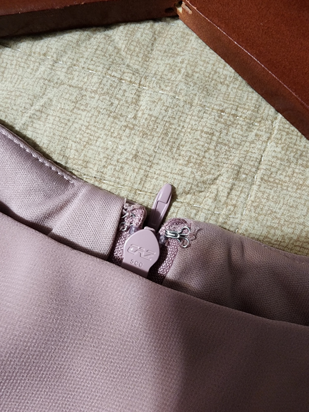 Azazie Dusty Rose Pink Pleated Jumpsuit - Picture 8 of 13